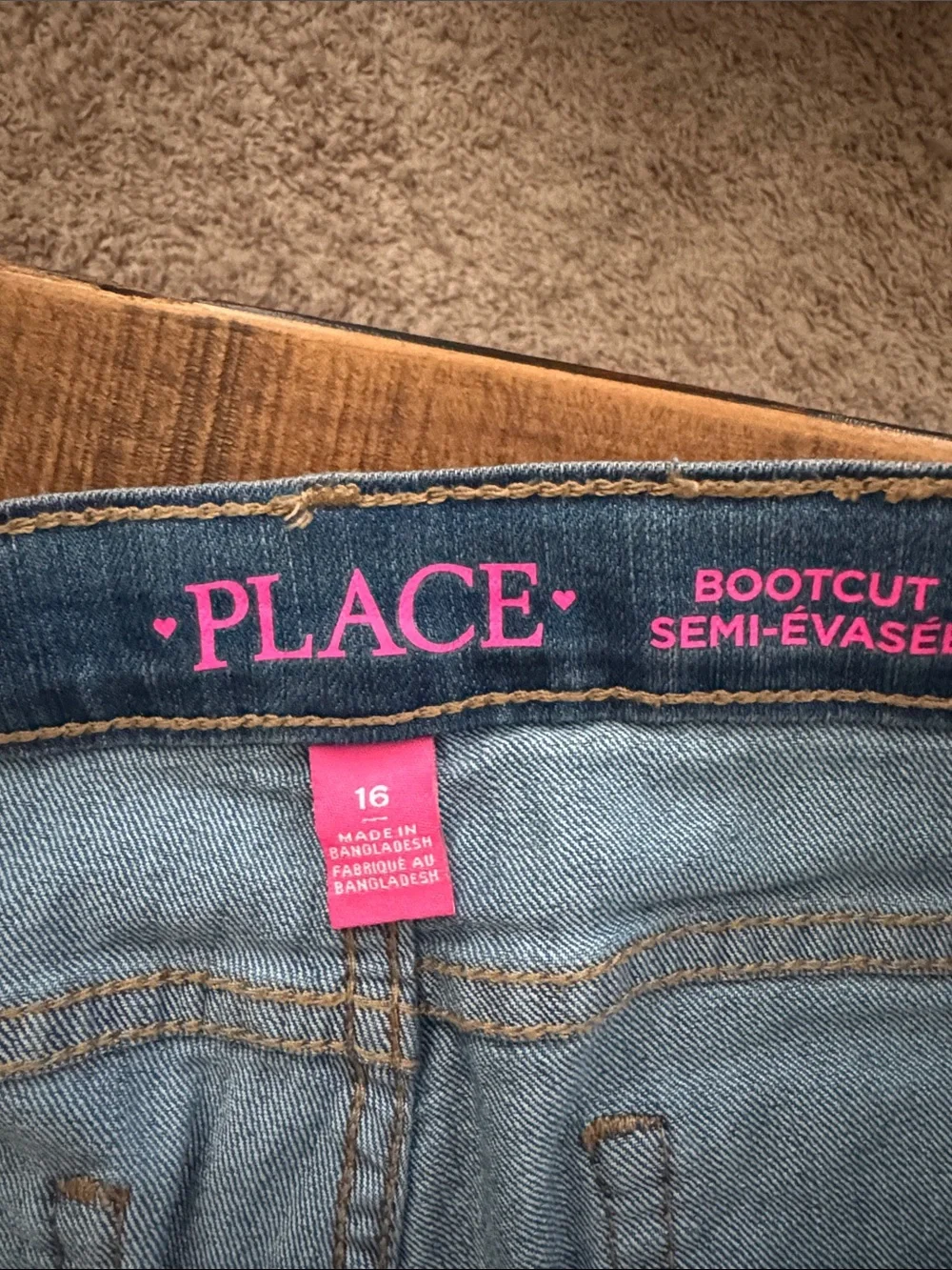 The Children's Place Medium Blue Boot Cut Girls' Jeans